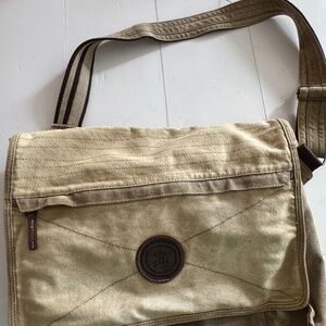 Shoulder Tote Bag 100% leather trim